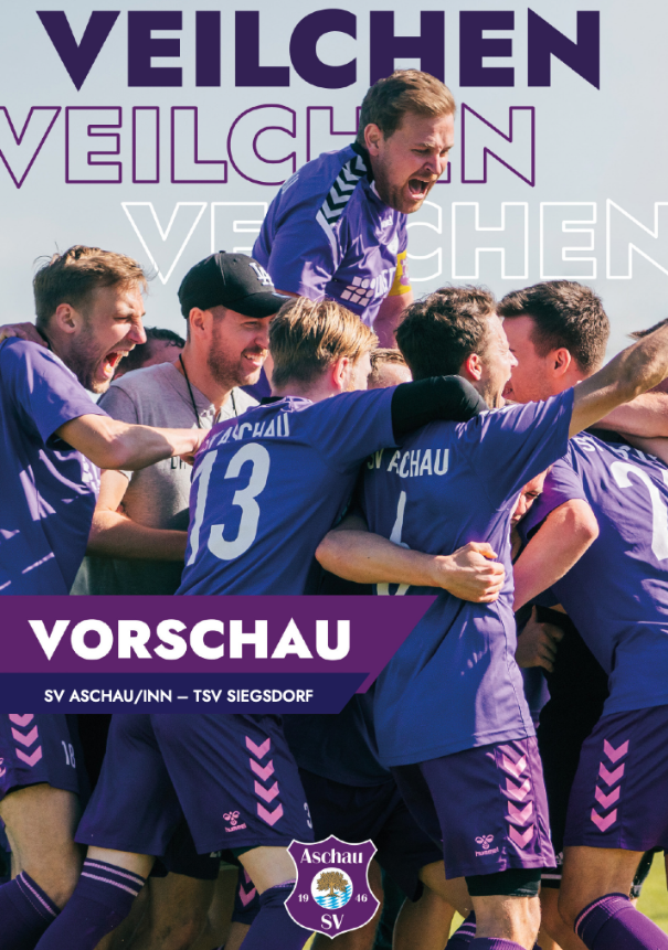 SV Aschau vs TSV Siegsdorf Veilchenvorschau Cover