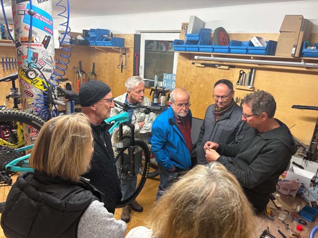 Mountainbike Werkstatt Führung